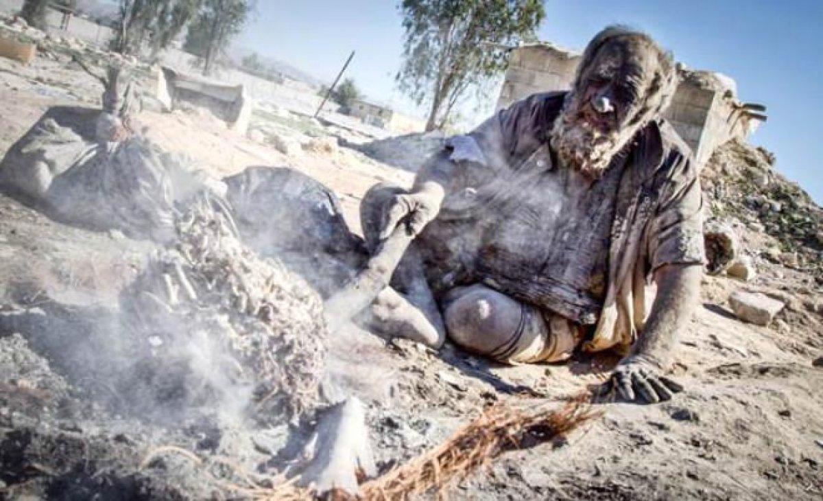 İran'da yaşayan Amoo Hadji, 65 yıldır yıkanmıyor