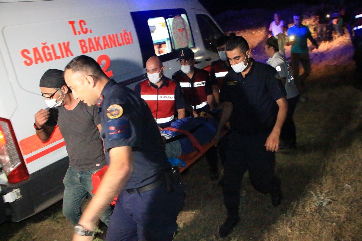 Elazığ’da uçurumdan kayan kadın 4 saatte kurtarıldı