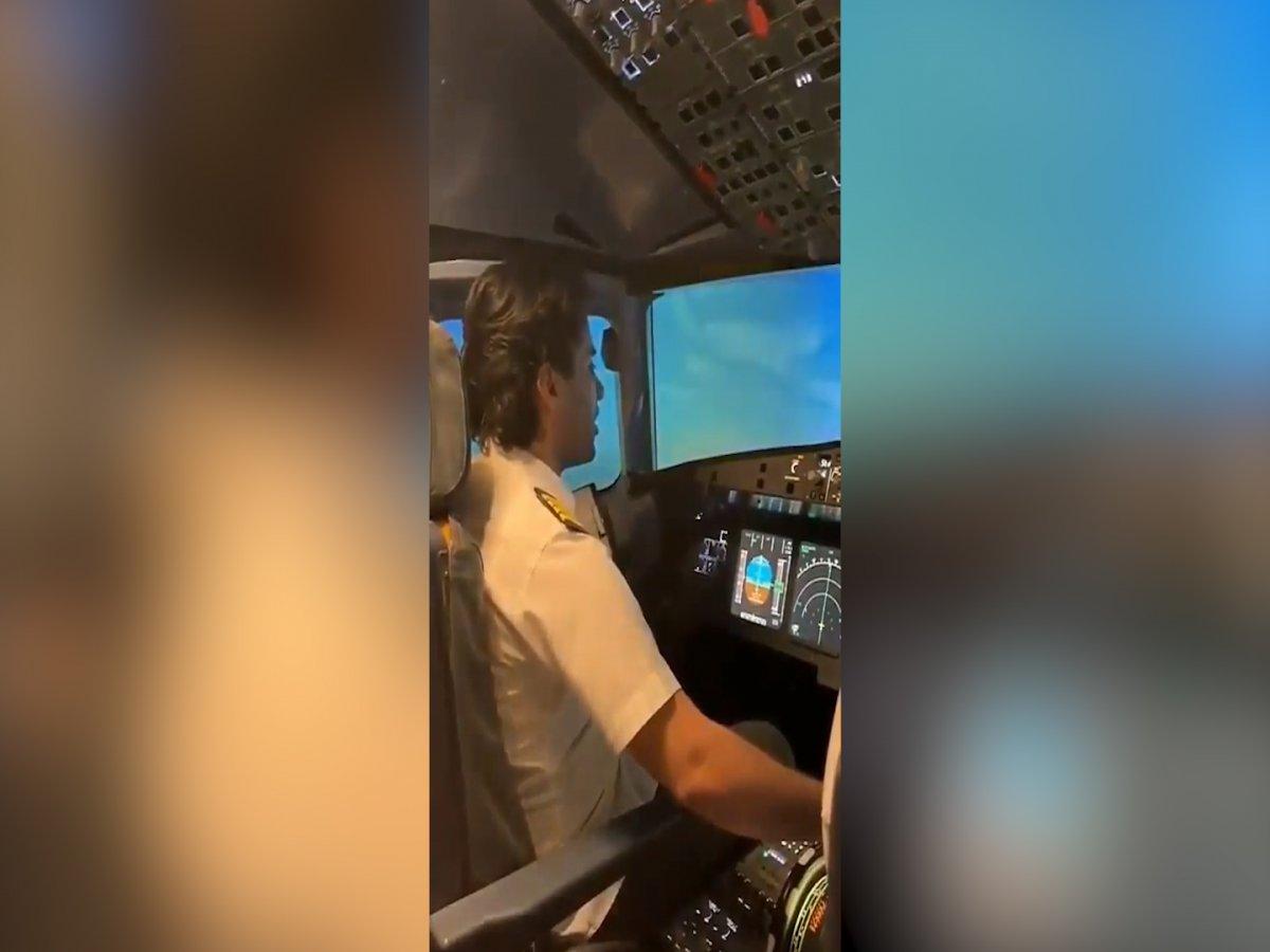 Pilotun havada Zuhruf Suresi'ni okuduğu o anlar