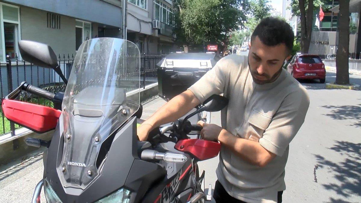 Şişli’de sağlık çalışanı, çalınan motosikletini iz sürerek buldu