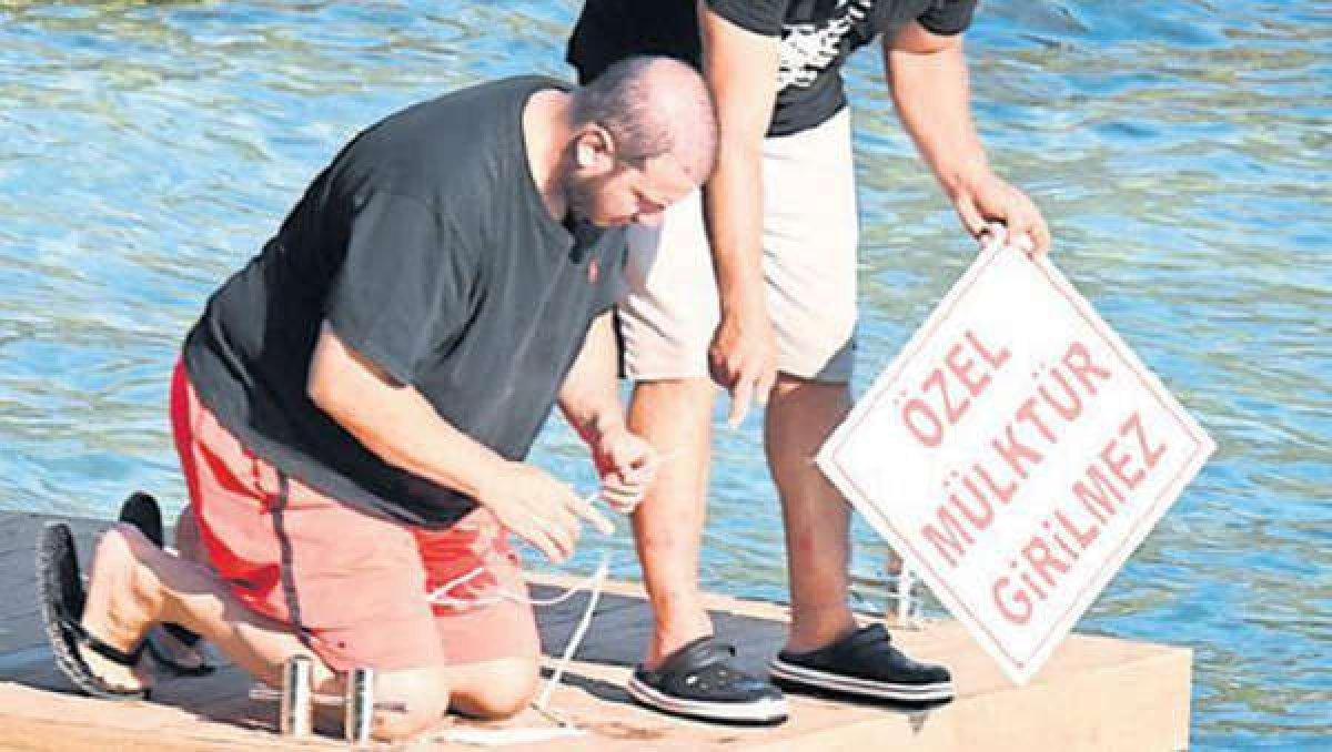 Şahan Gökbakar'dan kaçak iskele açıklaması