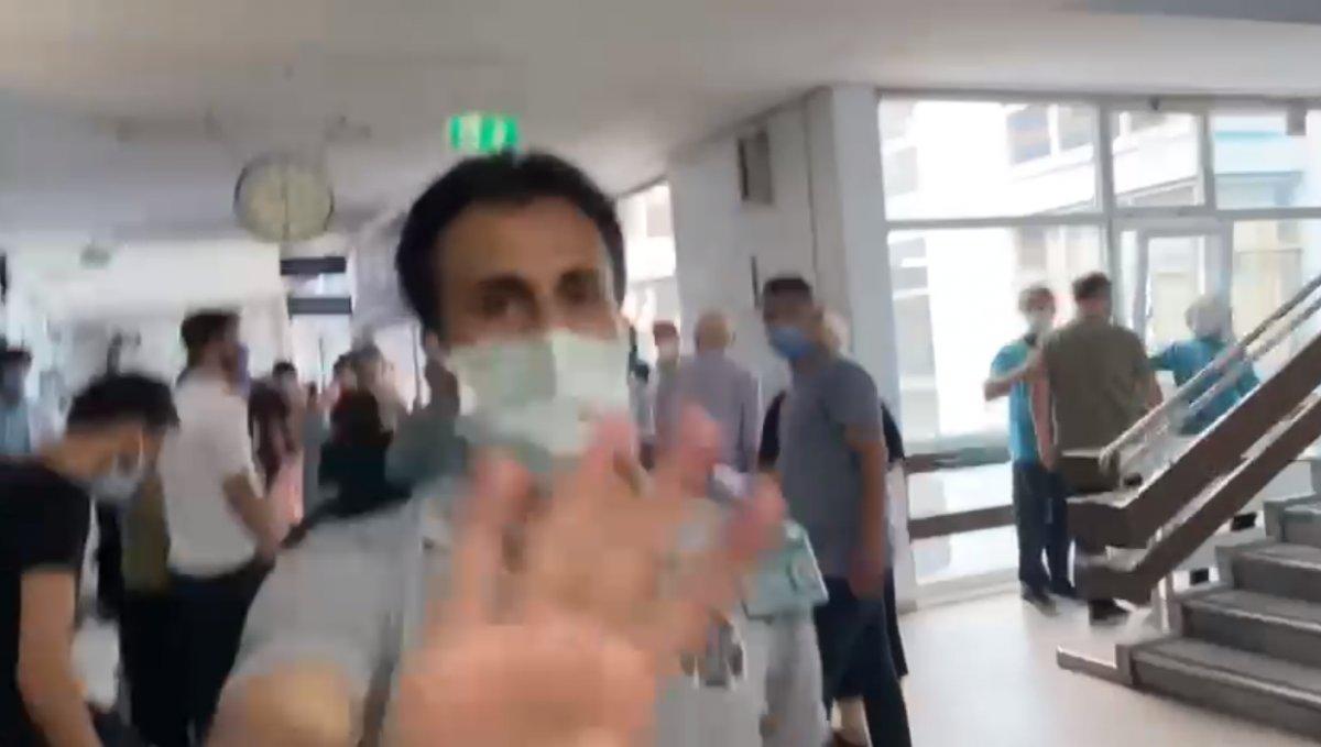 İstanbul Eğitim Araştırma Hastanesi'nde gergin anlar yaşandı