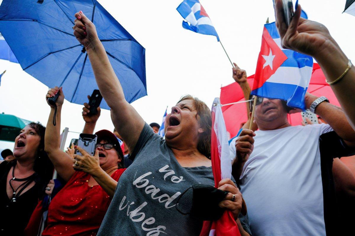 ABD'de Küba için gösteri
