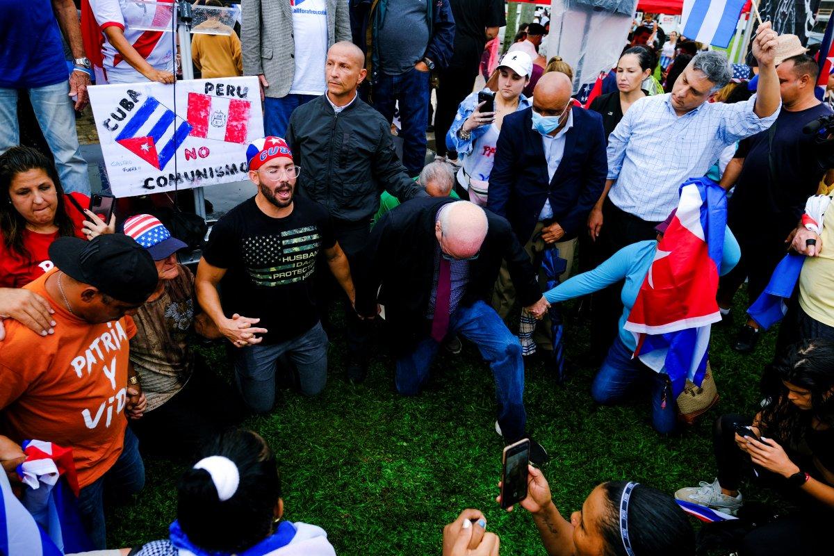 ABD'de Küba için gösteri