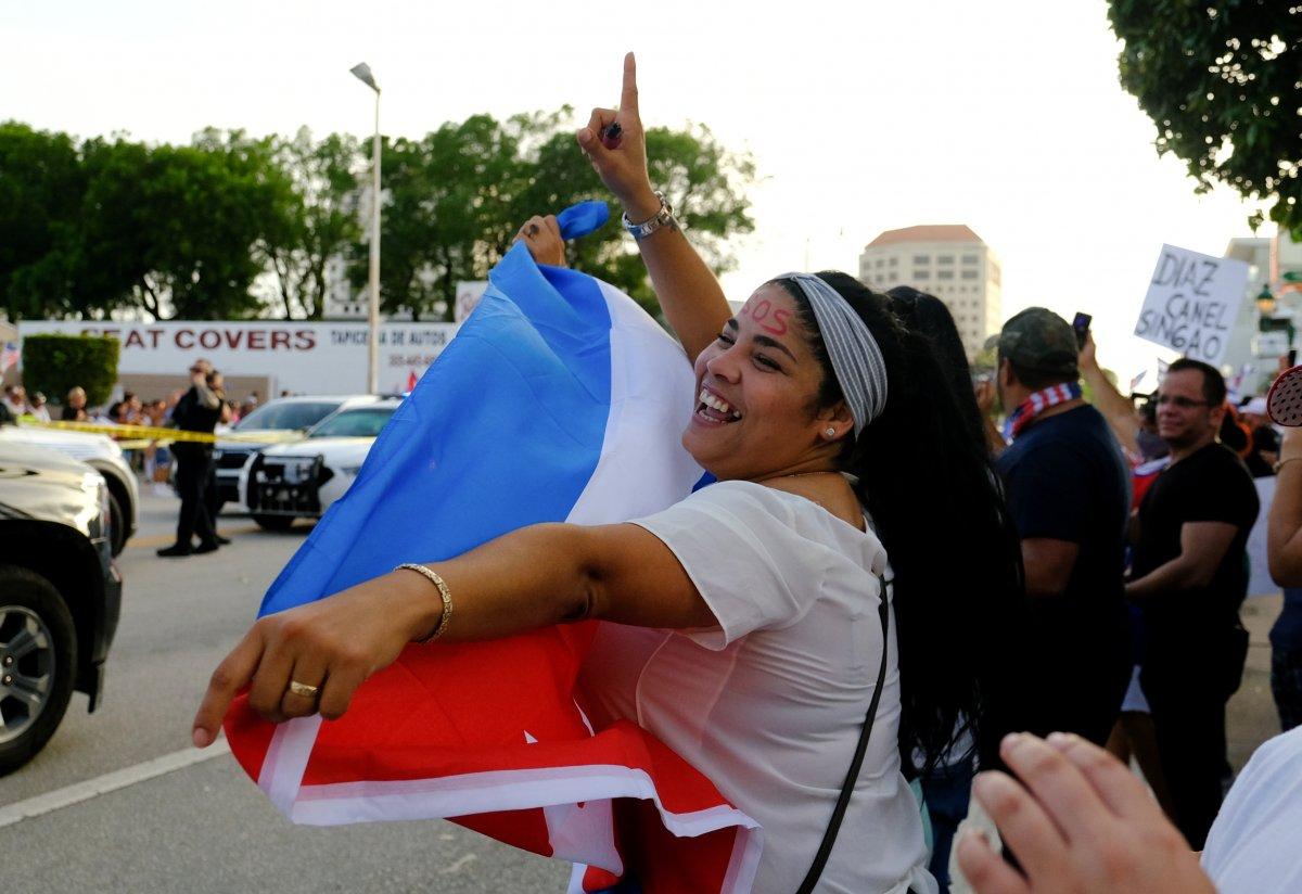 ABD'de Küba için gösteri