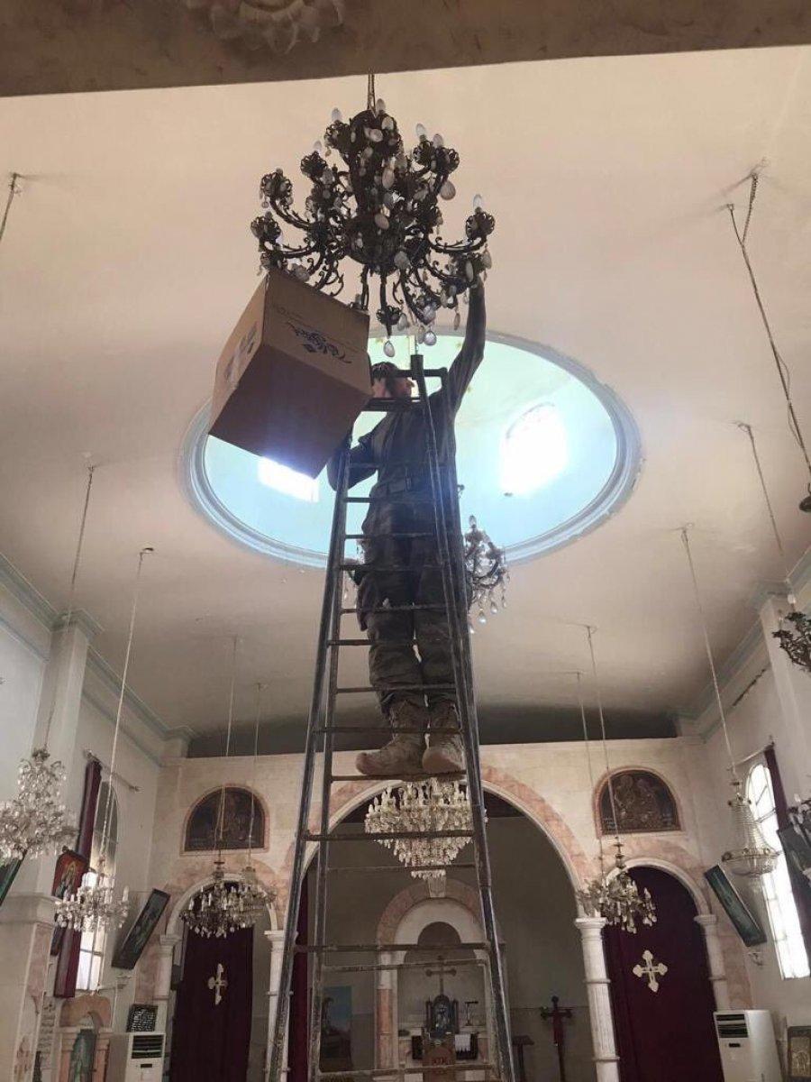 TSK, Martuma Süryani Ortodoks Kilisesi'ni onardı