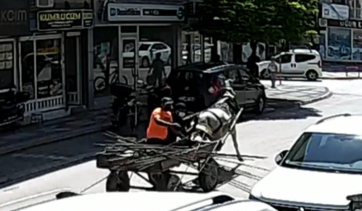 Bursa'da hırsızlar at arabasıyla kaçmaya çalıştı