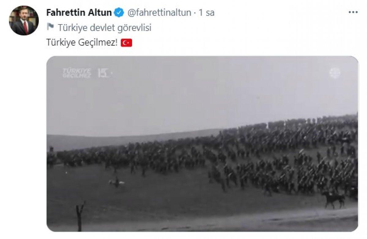 Fahrettin Altun'dan 15 Temmuz paylaşımı