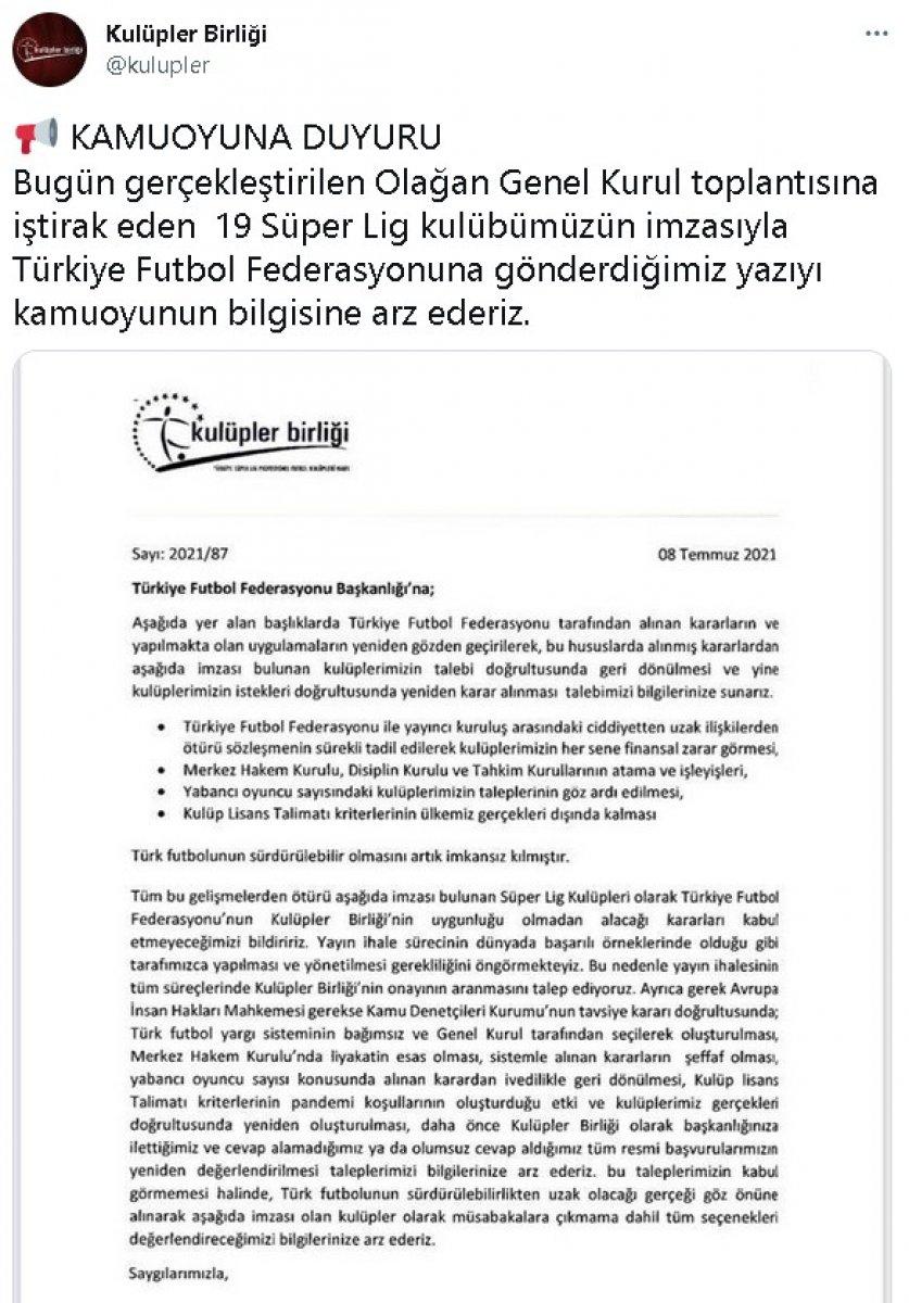 4 büyük kulüp başkanı canlı yayında açıkladı: Ligden çekileceğiz
