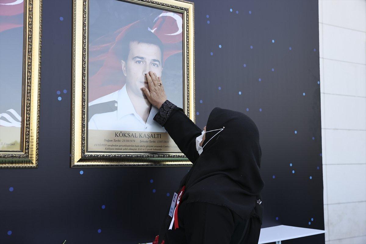 Darbecilerin vurduğu Ankara İl Emniyet Müdürlüğü'nde tören