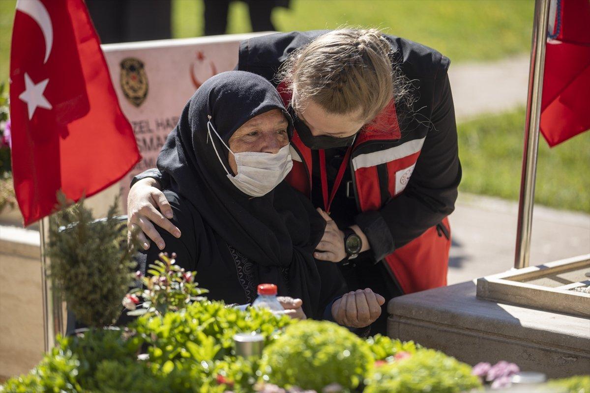 15 Temmuz Demokrasi Şehitliği ile Polis Şehitliği'nde anma programı