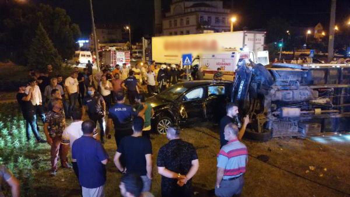 Samsun'da düğün dönüşü kaza