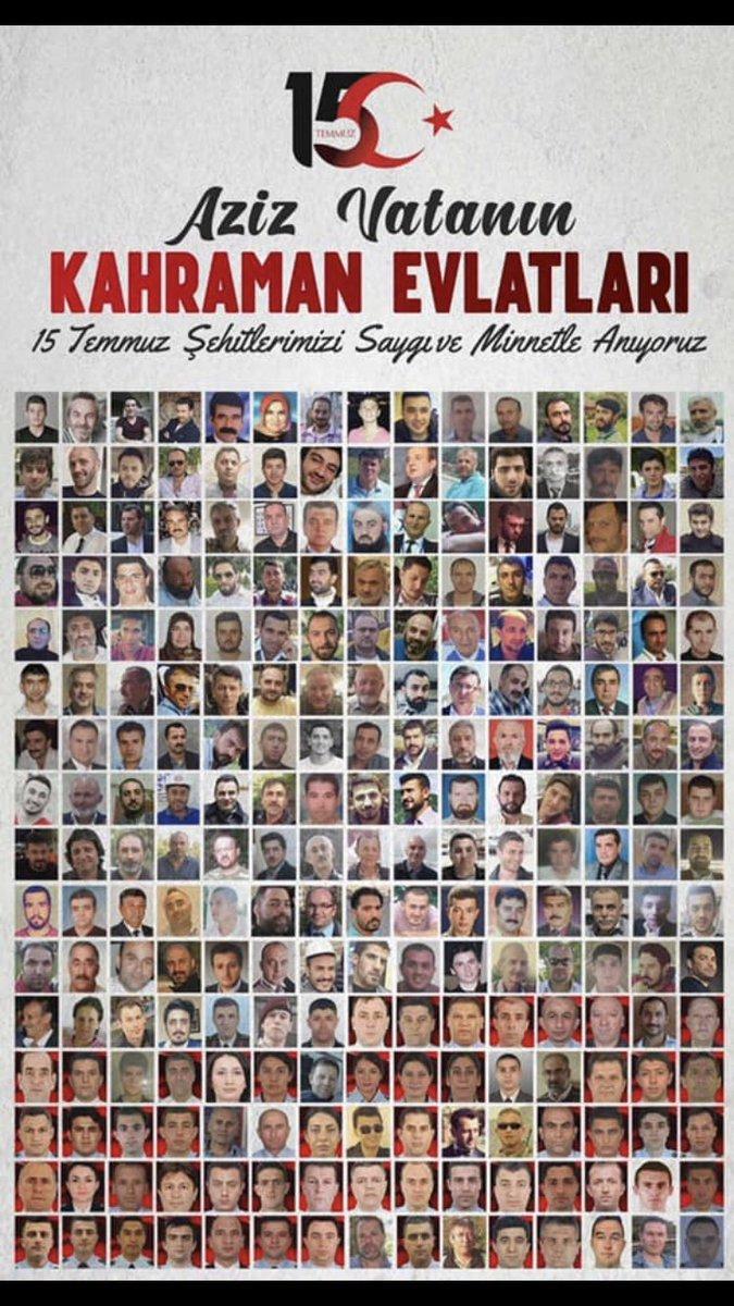 15 Temmuz gecesi şehadete yürüyen kahramanlar