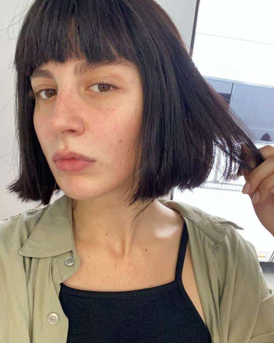 Naz Çağla Irmak yeni filmi için saçlarını kazıttı