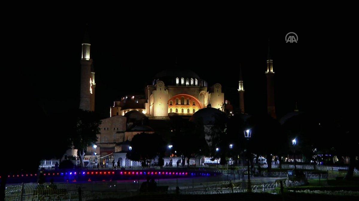 15 Temmuz'un 5'nci yıl dönümünde Ayasofya'da ilk sela