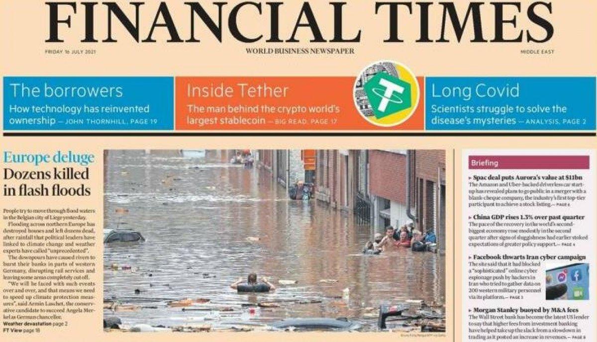 Avrupa'da sel kabusu