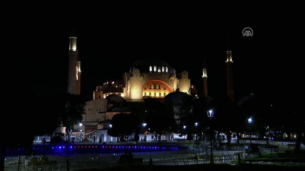 15 Temmuz'un 5'nci yıl dönümünde Ayasofya'da ilk sela