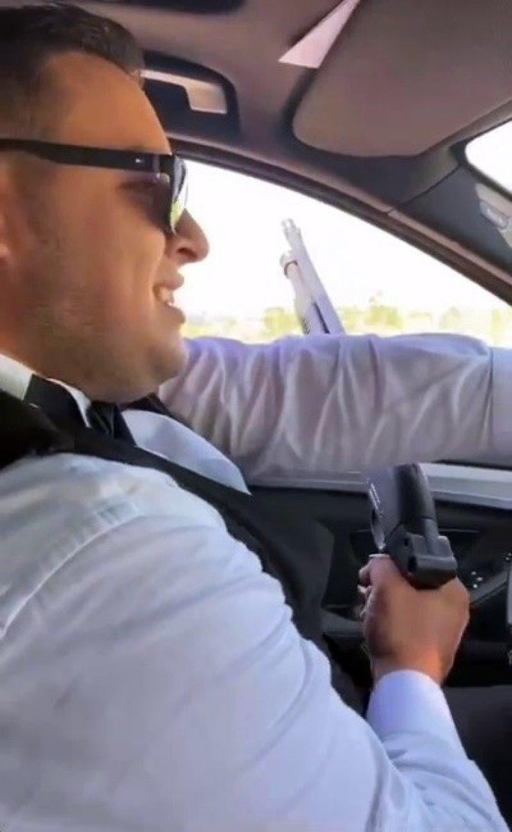 Sakarya'da magandalık yaptığı yetmedi, sosyal medyada da paylaştı