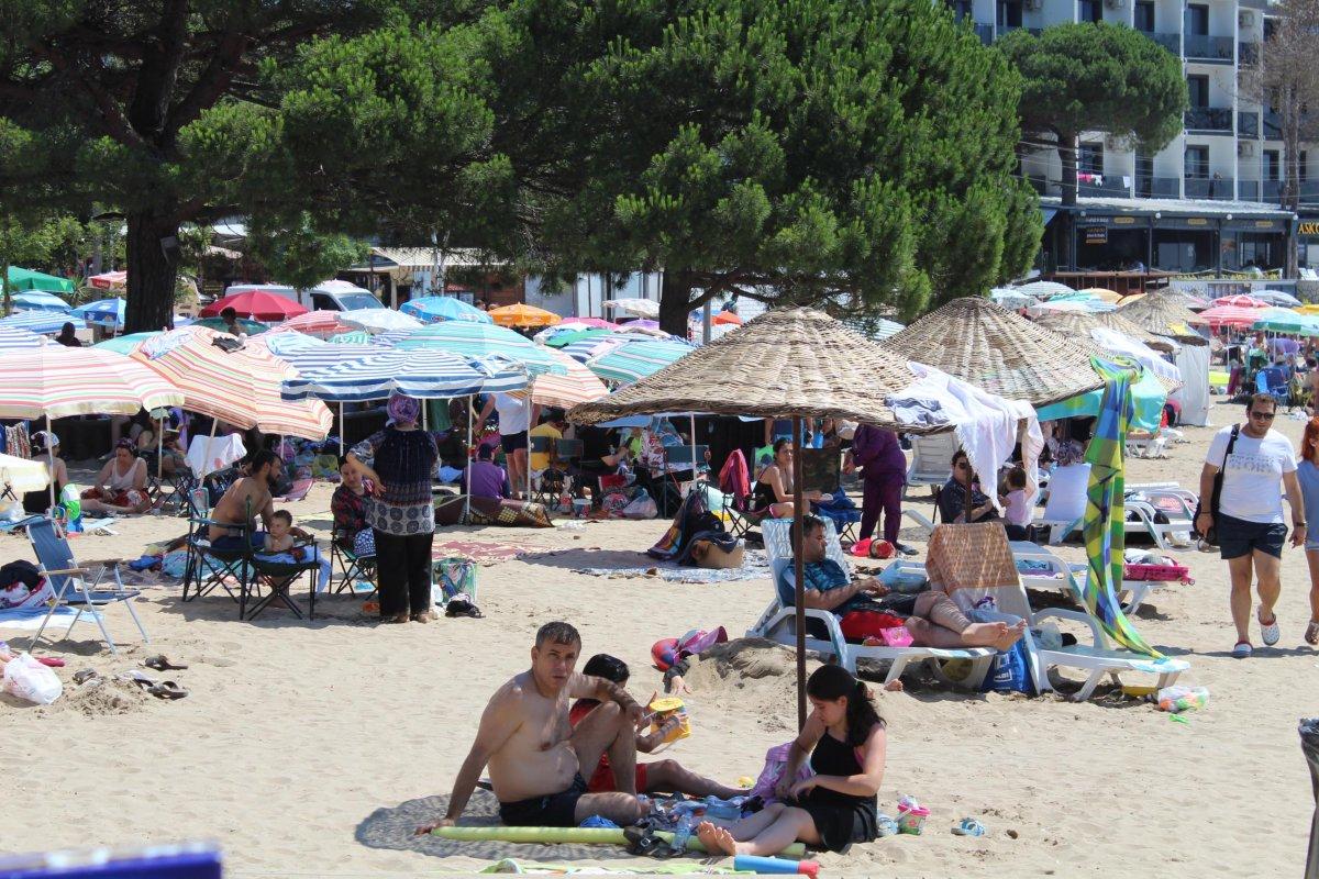 Kocaeli'de sahiller doldu