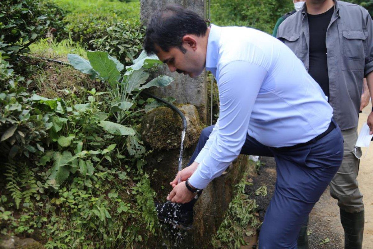 Murat Kurum: Rize'de, 24 ağır hasarlı bina tespit ettik