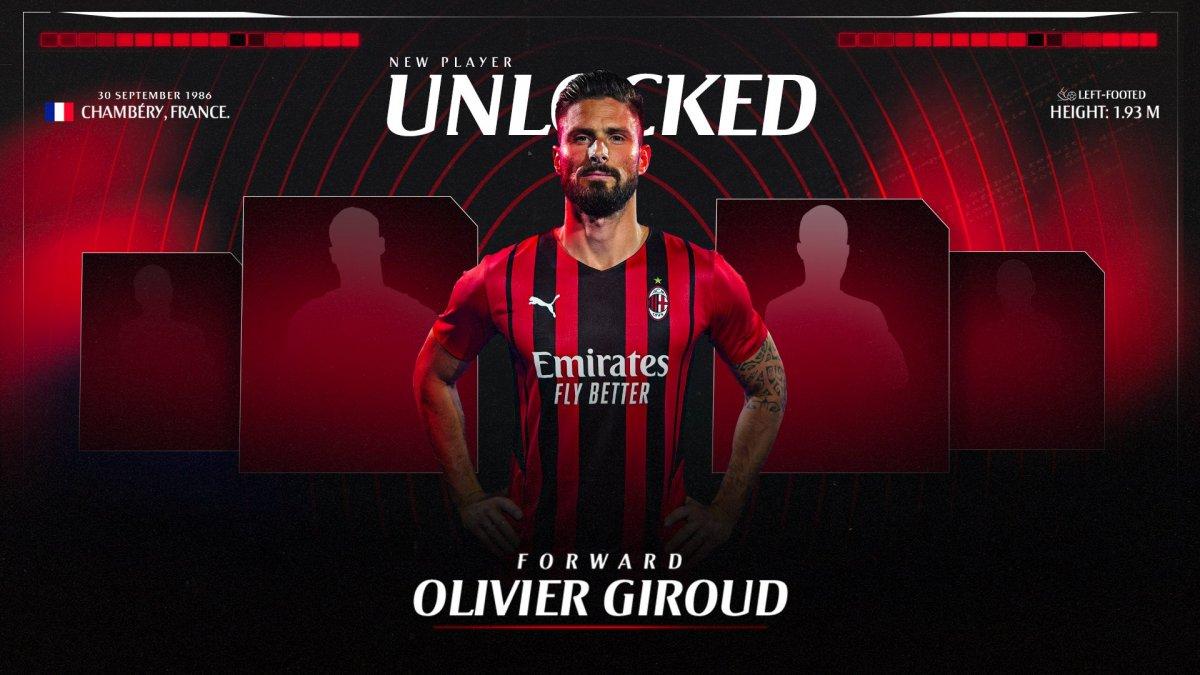 Milan, Olivier Giroud transferini açıkladı
