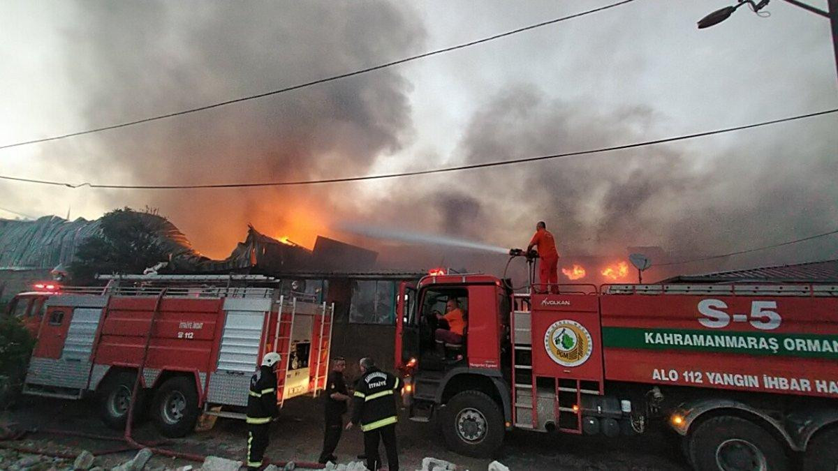 Kahramanmaraş’taki yangın kontrol altına alındı