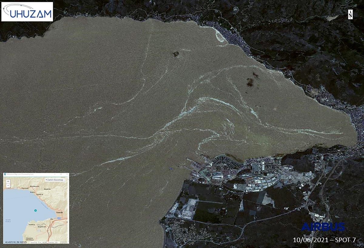 Marmara Denizi'nin uzaydan çekilen görüntüleri