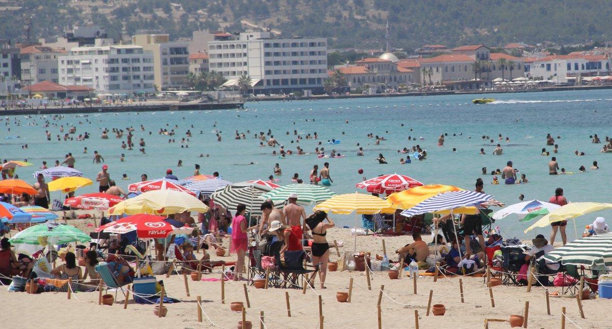 Çeşme'de 9 günlük tatil yoğunluğu