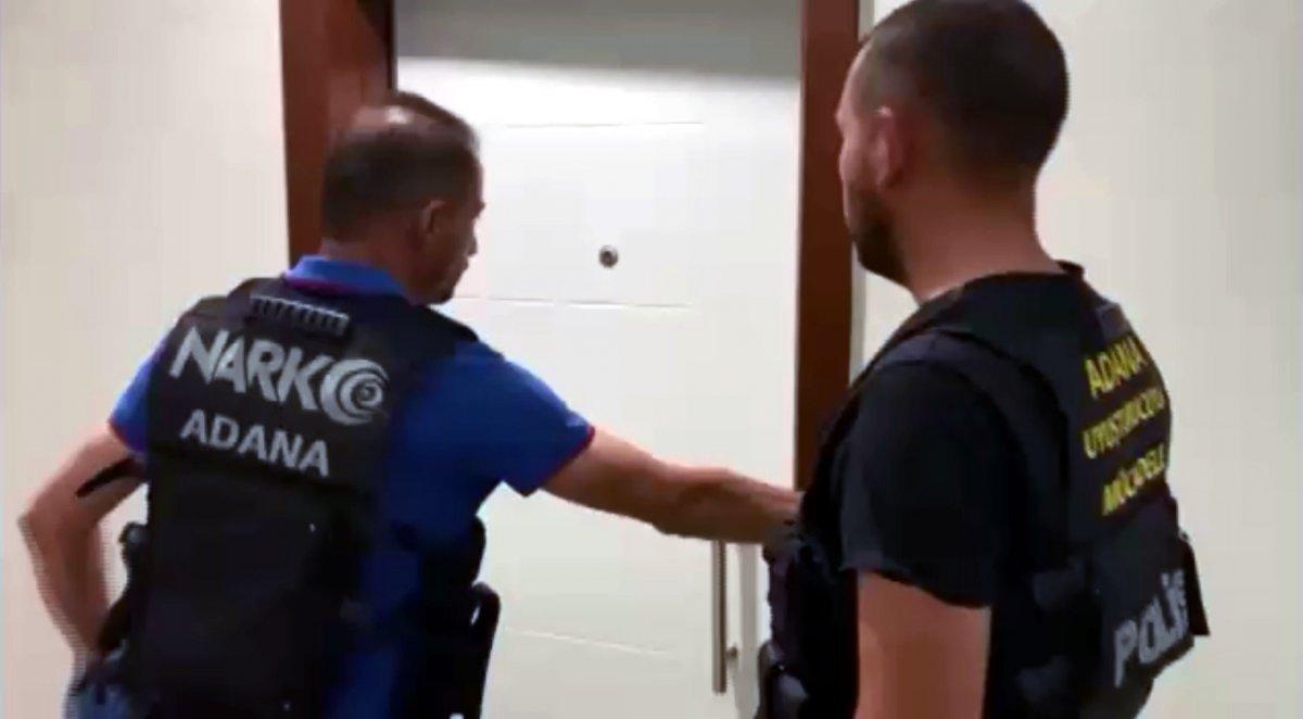 Adana'da şafak vakti narkotik baskını