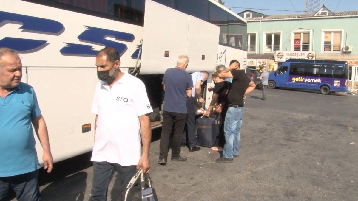 İstanbul’da bayram öncesi otogarlarda ek sefer yoğunluğu