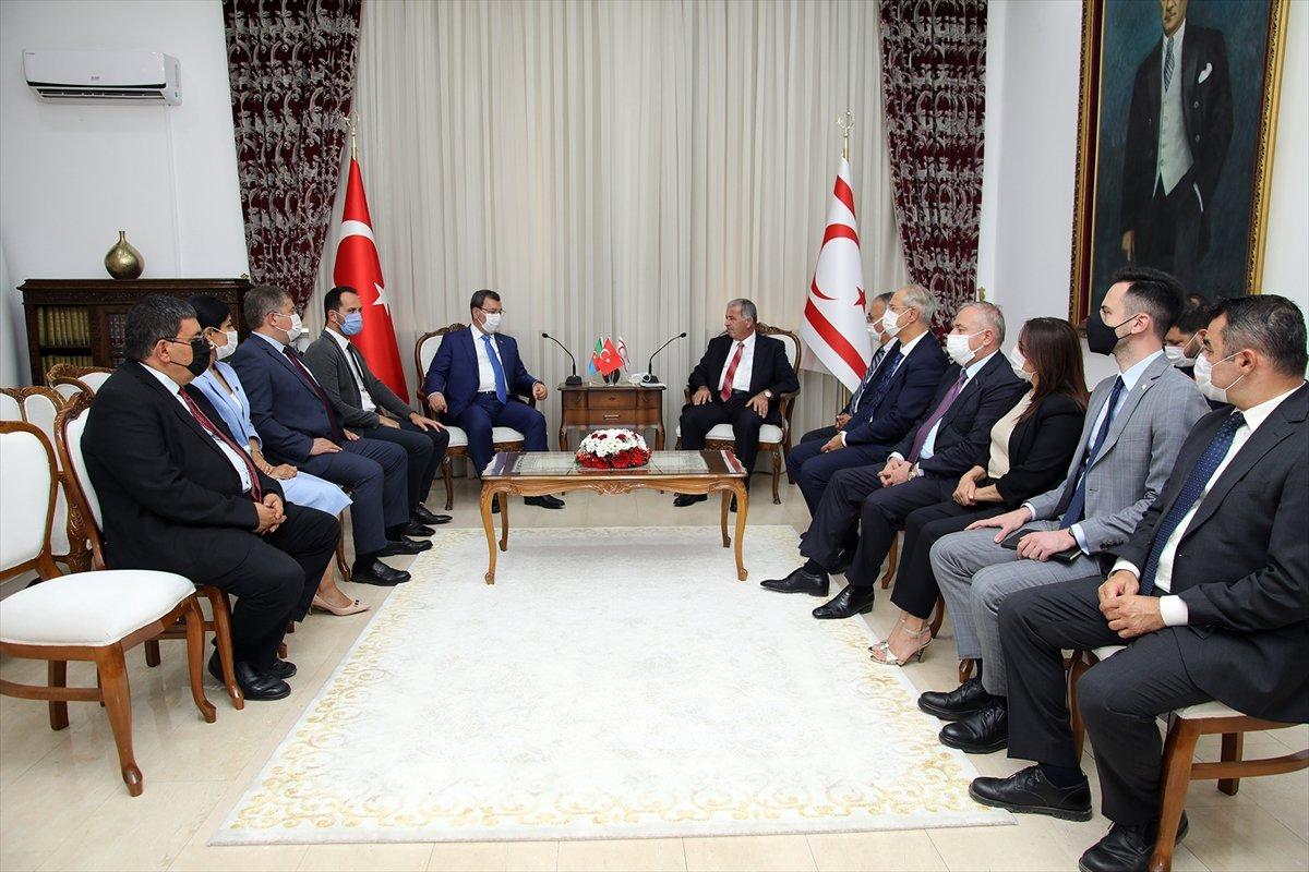 Azerbaycan Milli Meclisi'nden bir heyet ilk kez KKTC'de