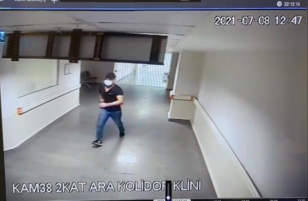 Sarıyer'deki hastane hırsızı, otobüs kartı sayesinde yakalandı