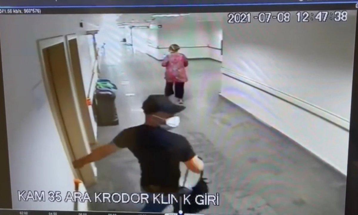 Sarıyer'deki hastane hırsızı, otobüs kartı sayesinde yakalandı