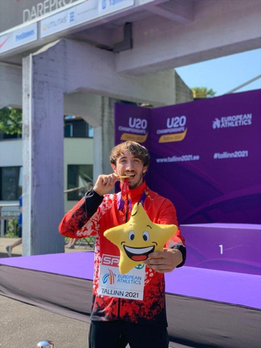 Milli atlet Berke Akçam, Avrupa şampiyonu oldu