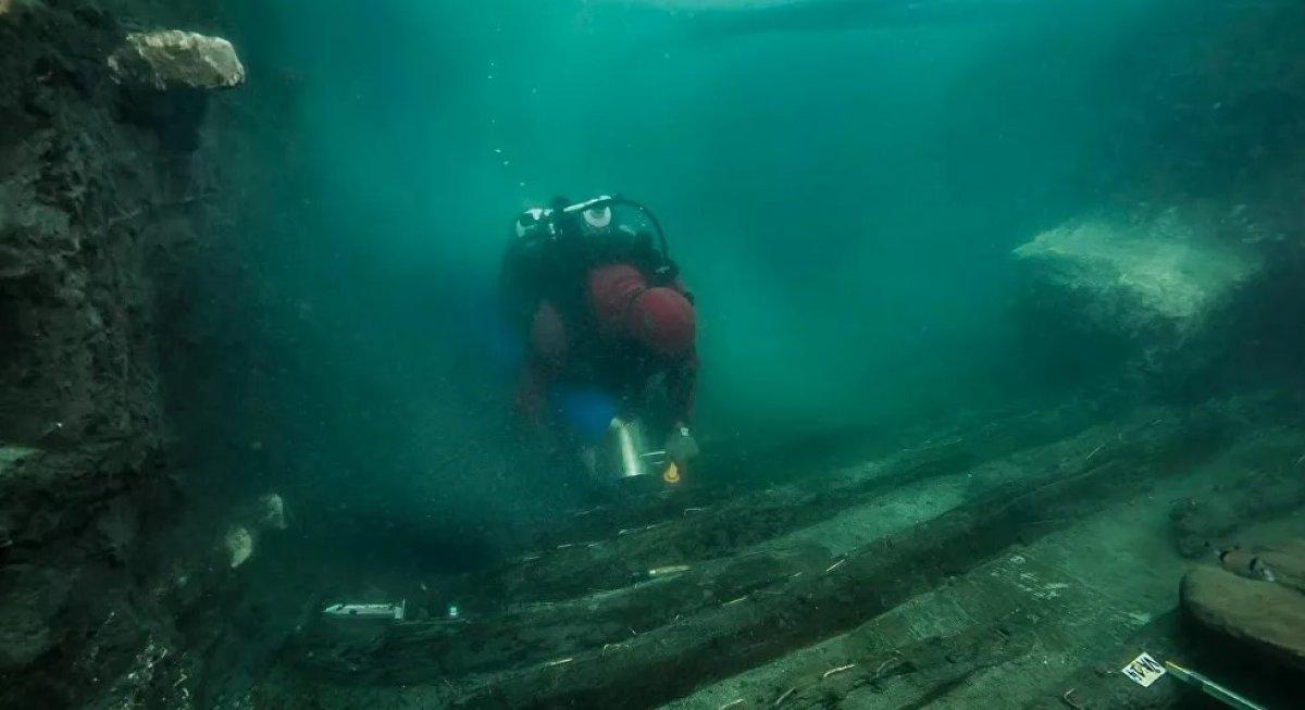 Mısır'da Ptolemaios dönemine ait batık bir savaş gemisi bulundu