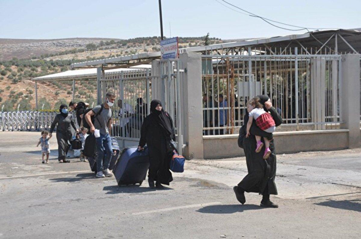 44 bin 220 Suriyeli bayram için ülkesine gitti