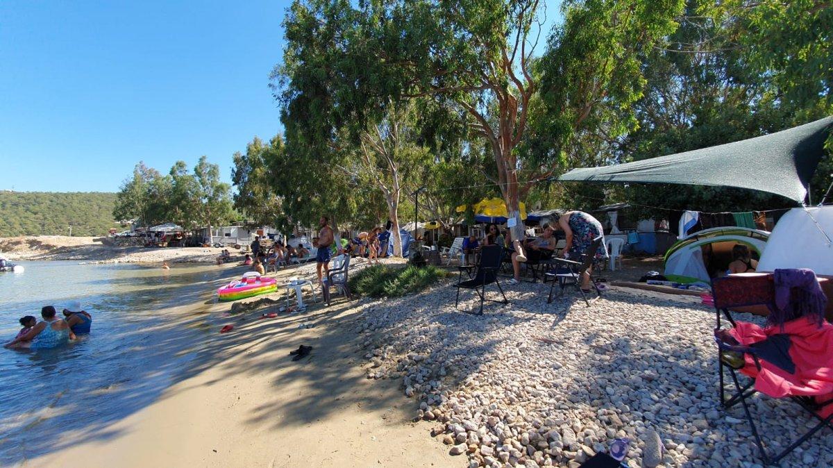Doğayla iç içe tatil yapmak isteyenler kamp alanlarını doldurdu