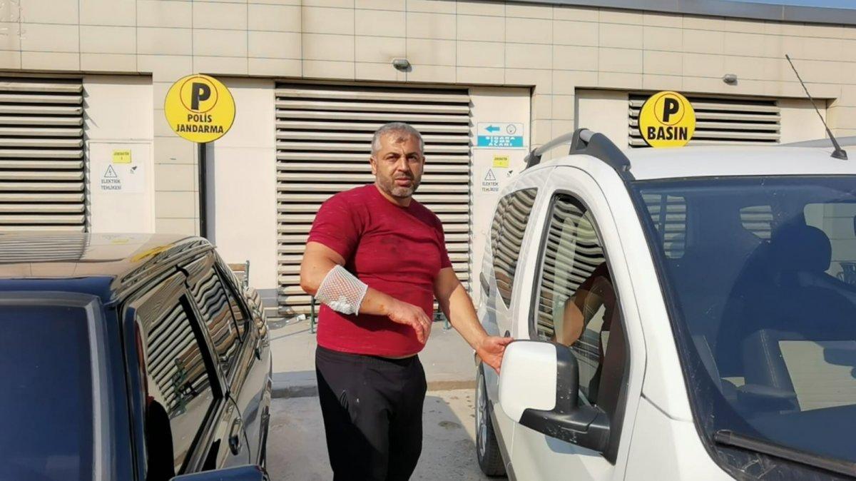 Acemi kasaplar, soluğu hastanede aldı