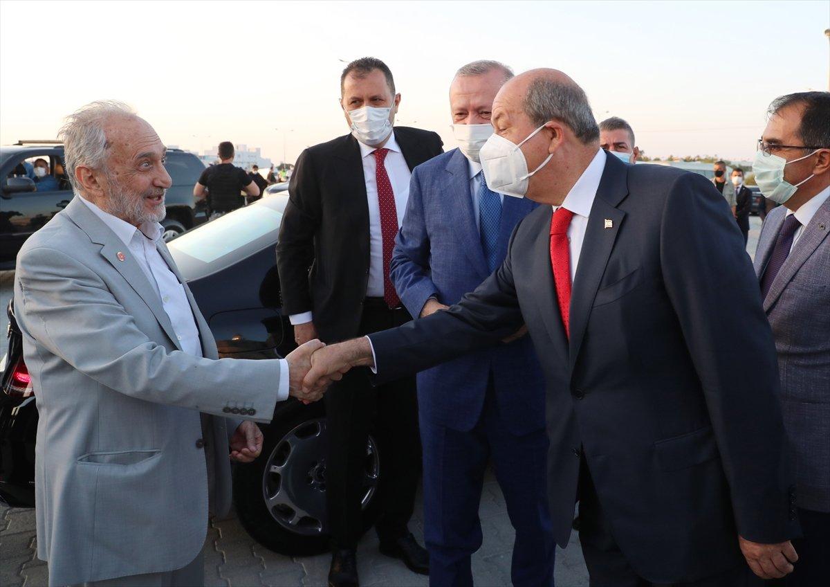 Cumhurbaşkanı Erdoğan, Kurban Bayramı namazını KKTC'de kıldı