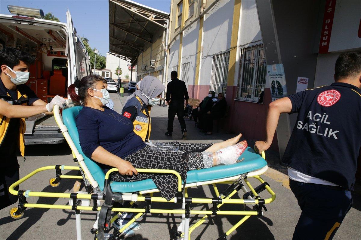 Acemi kasaplar, soluğu hastanede aldı