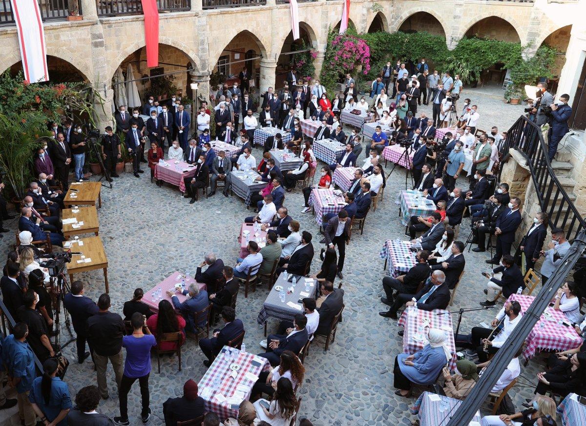 Cumhurbaşkanı Erdoğan KKTC'de gençlerle buluştu