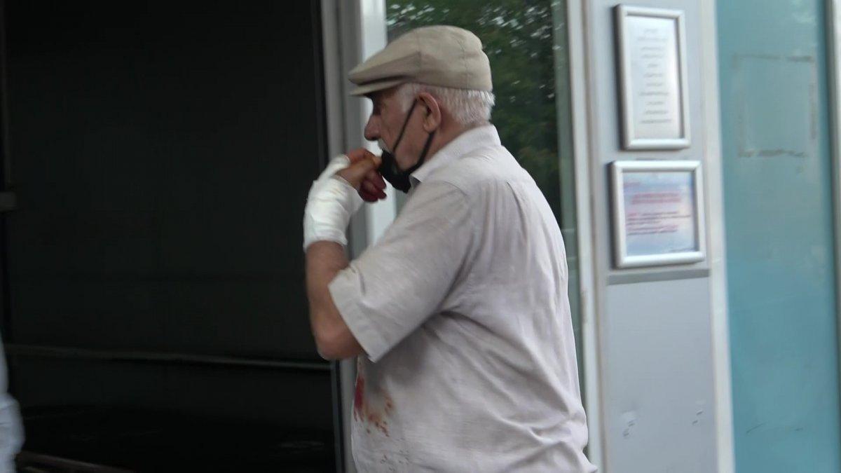 Acemi kasaplar, soluğu hastanede aldı