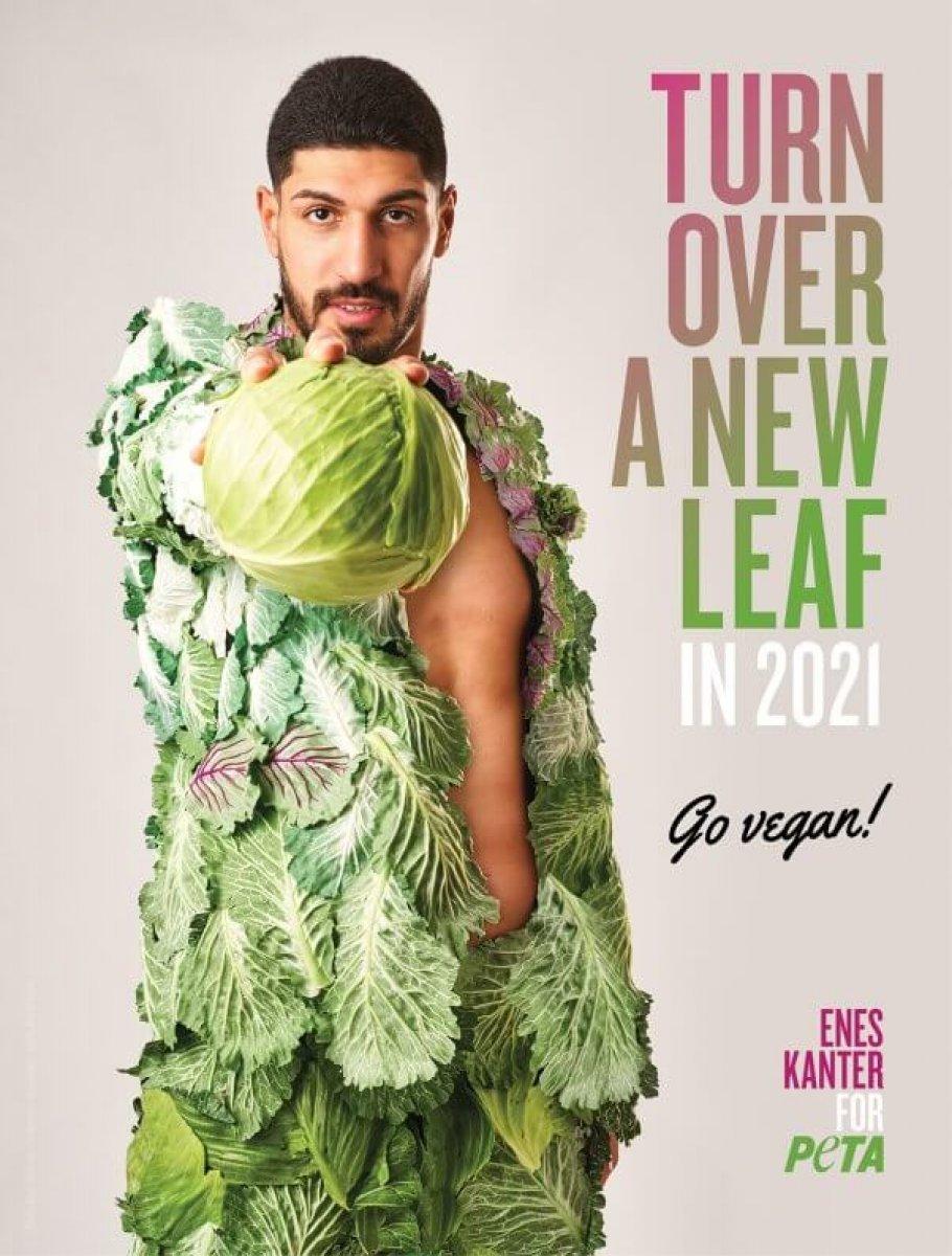 Vegan dergisine röportaj veren FETÖ'cü Enes Kanter, kavurma pişirdi
