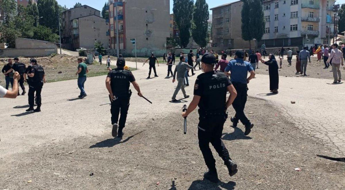 Erzurum'da yabancı uyruklu şahıslar ile pazarcılar arasında kavga