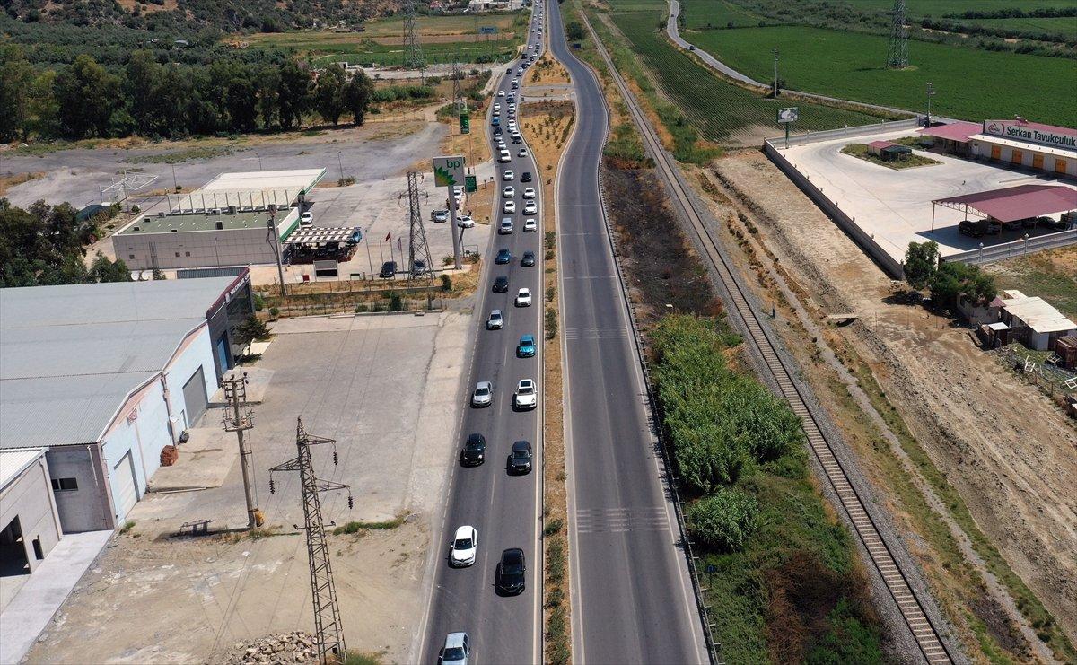 Aydın'da tatilci trafiği