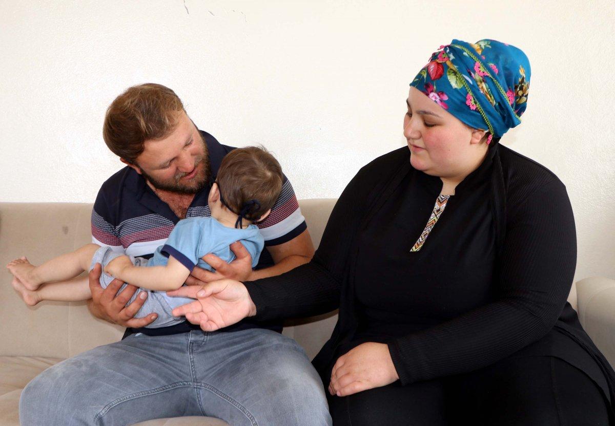 Gaziantep'te ameliyat parası dolandırılan Miraç'ın gözleri açıldı