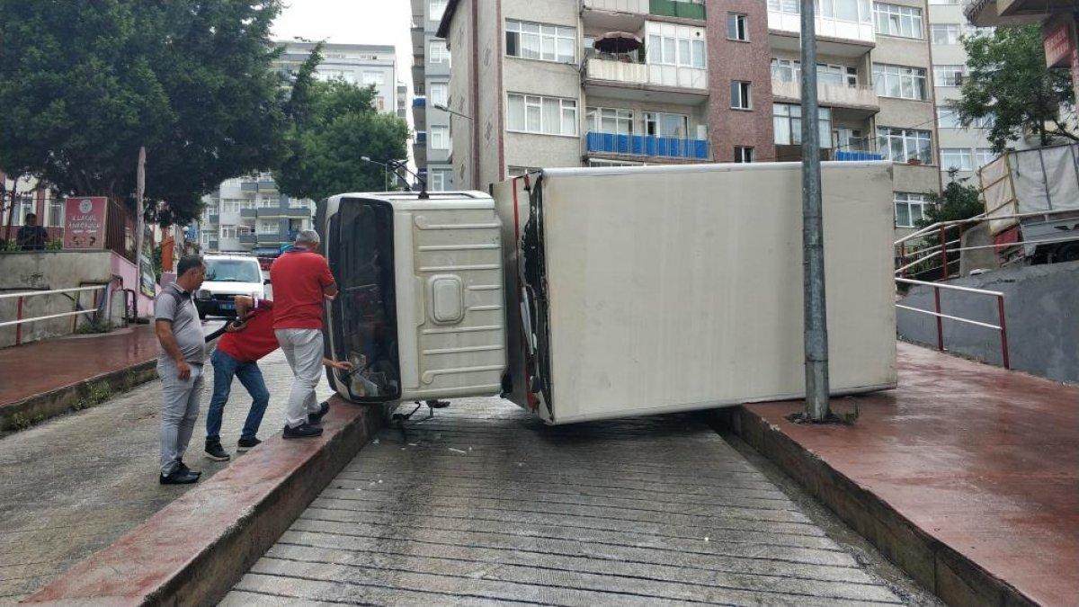Samsun'da trafik kazası: 1 yaralı