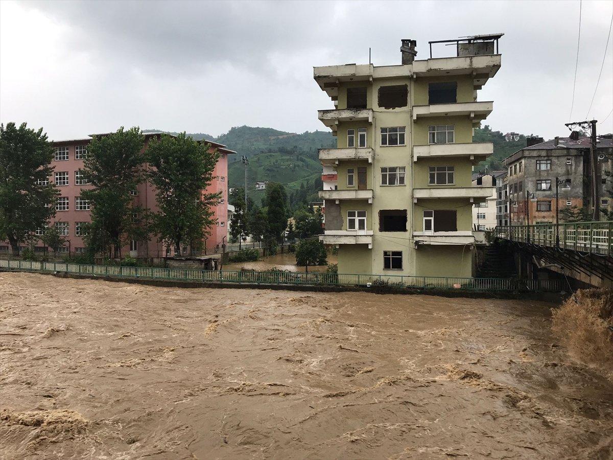 Rize'de selin ardından son durum