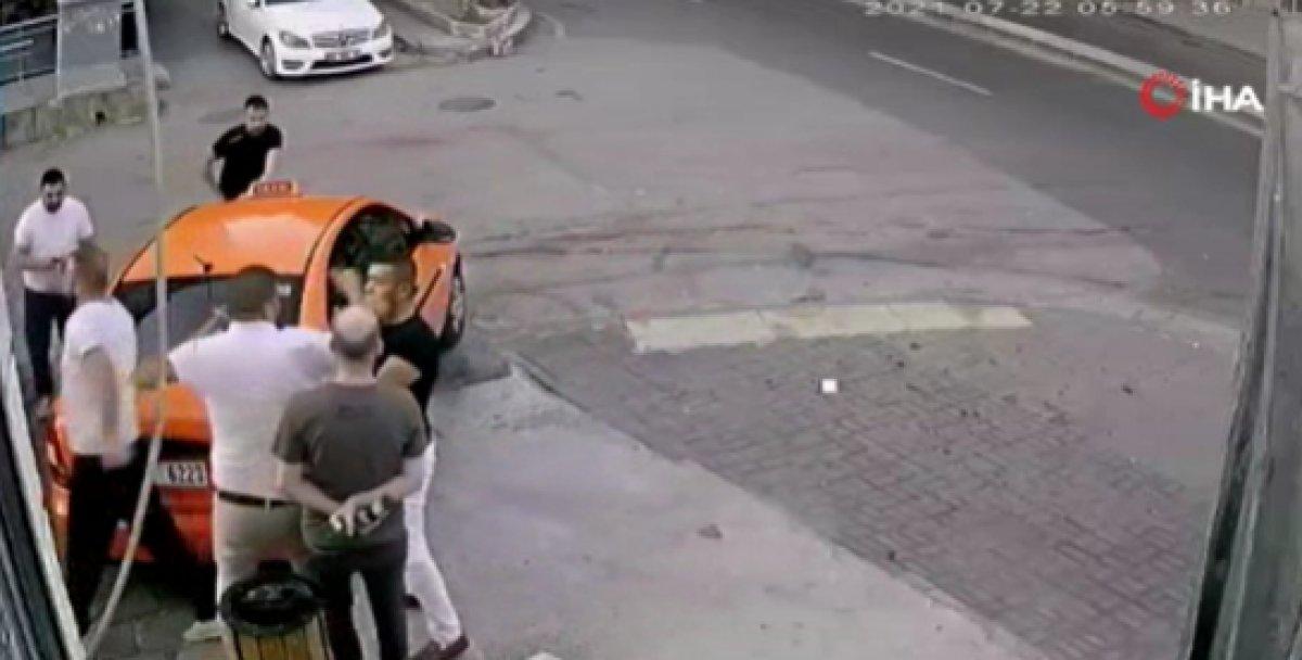 Ankara'da taksi durağında kavga
