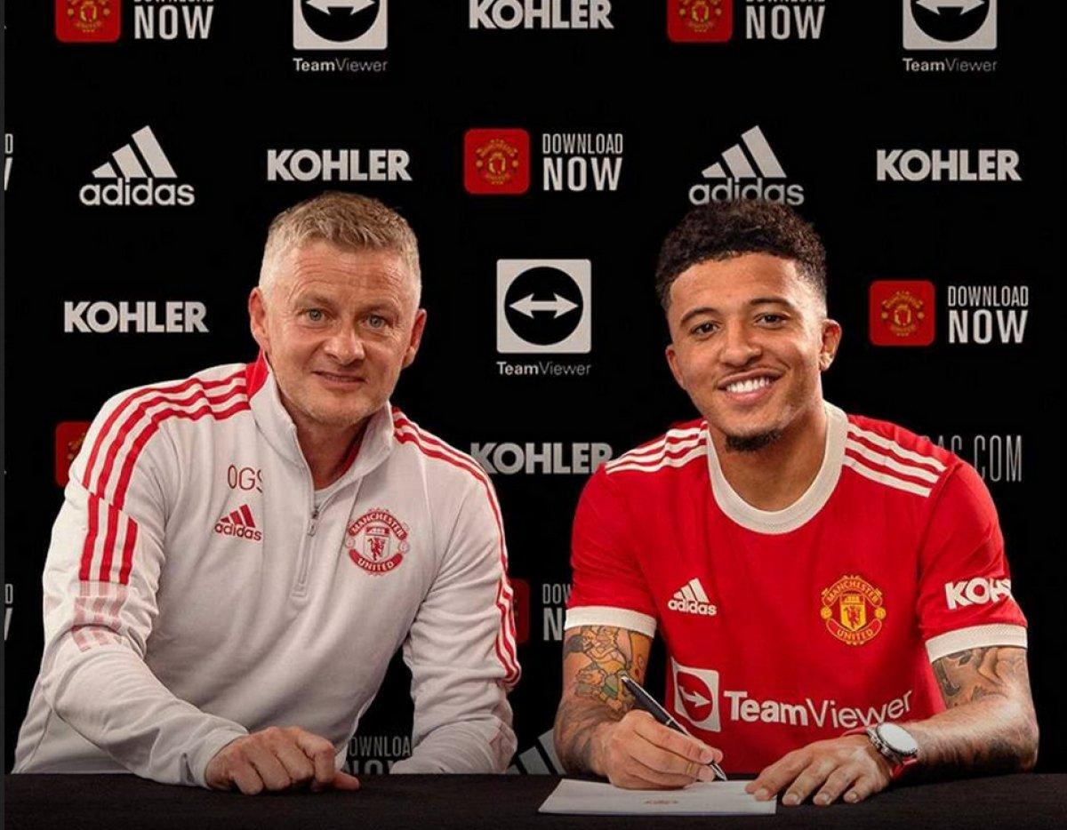 Jadon Sancho Manchester United'da